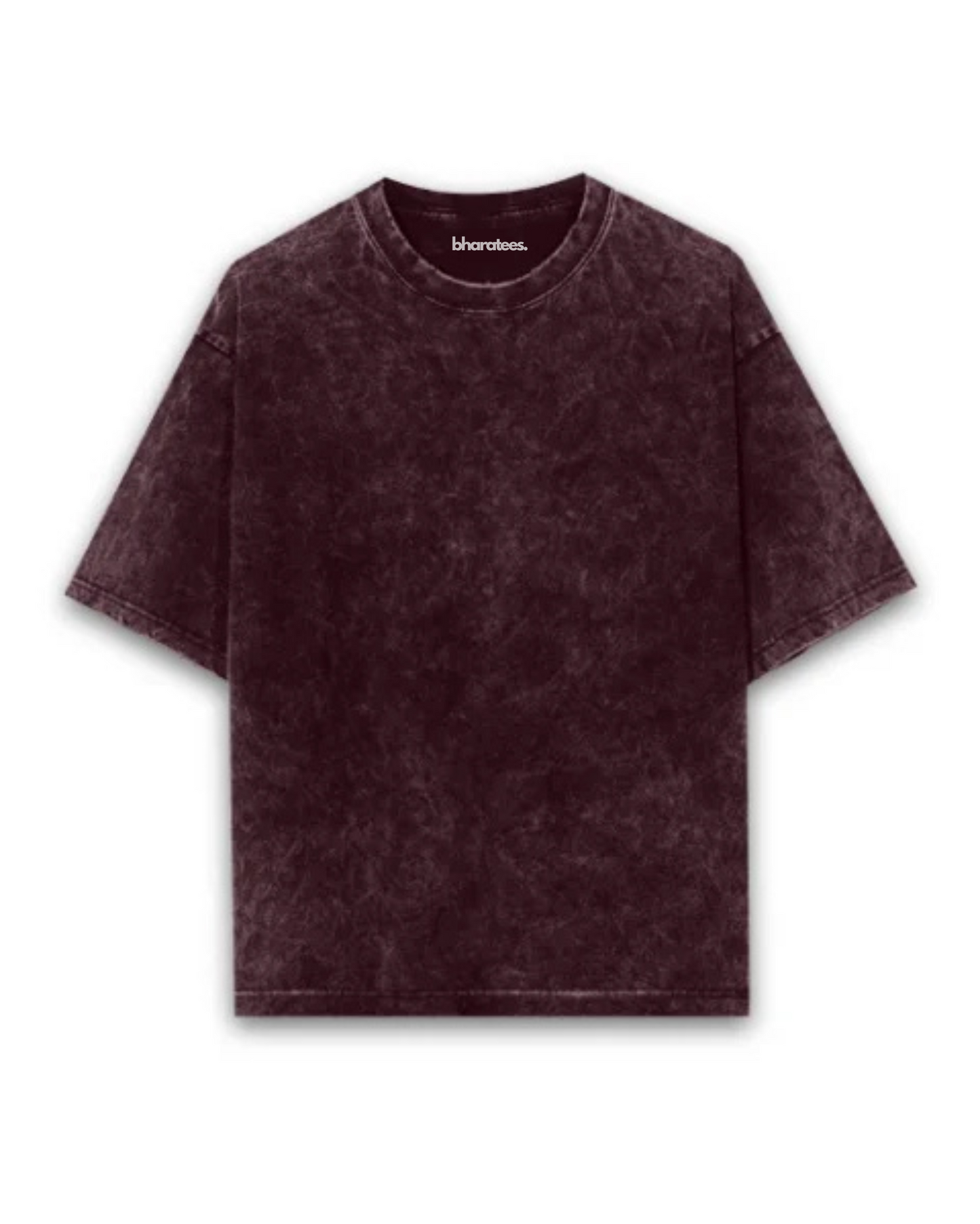 Acid Wash(Maroon) Unisex Oversized T-Shirt
