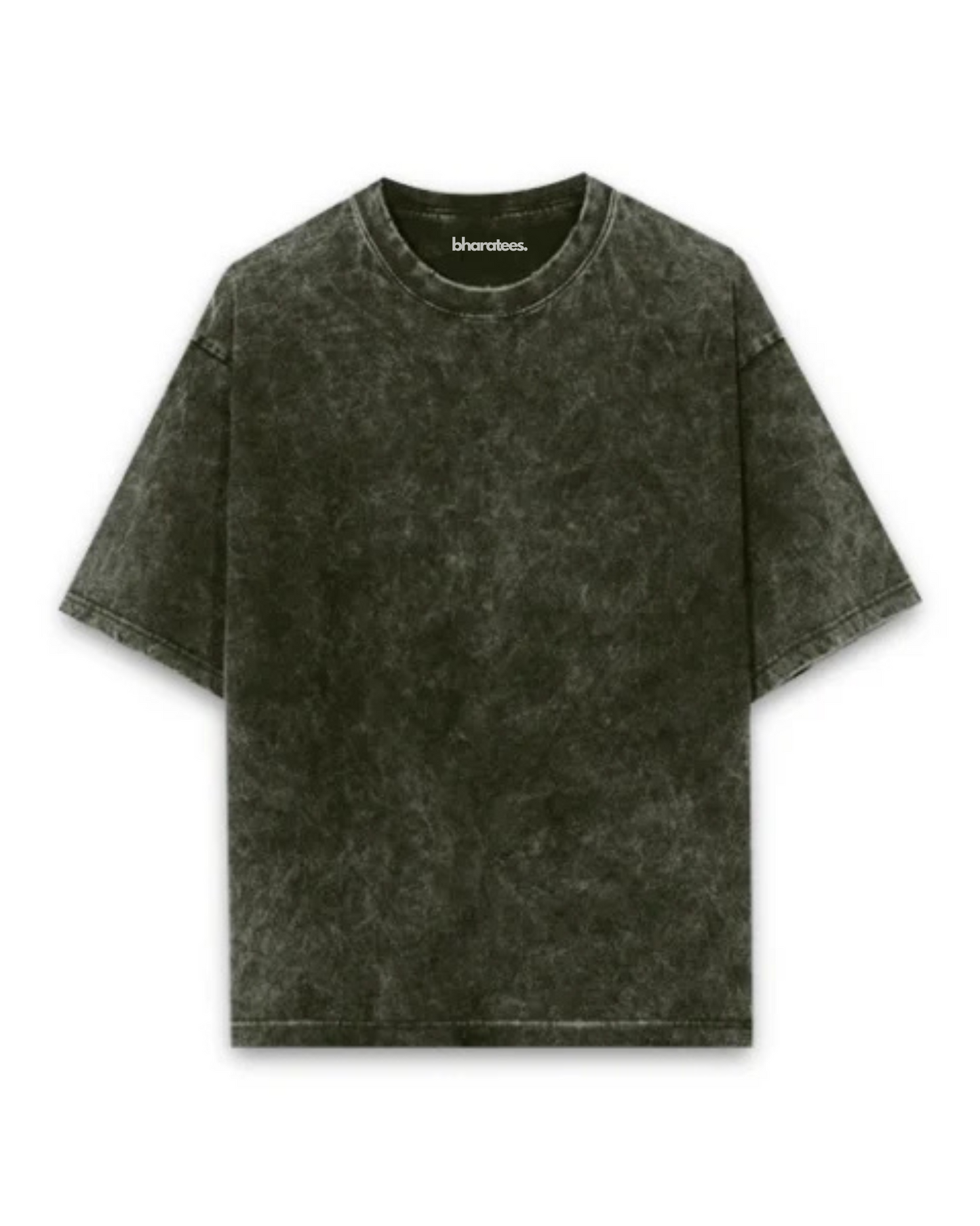 Acid Wash(Olive) Unisex Oversized T-Shirt
