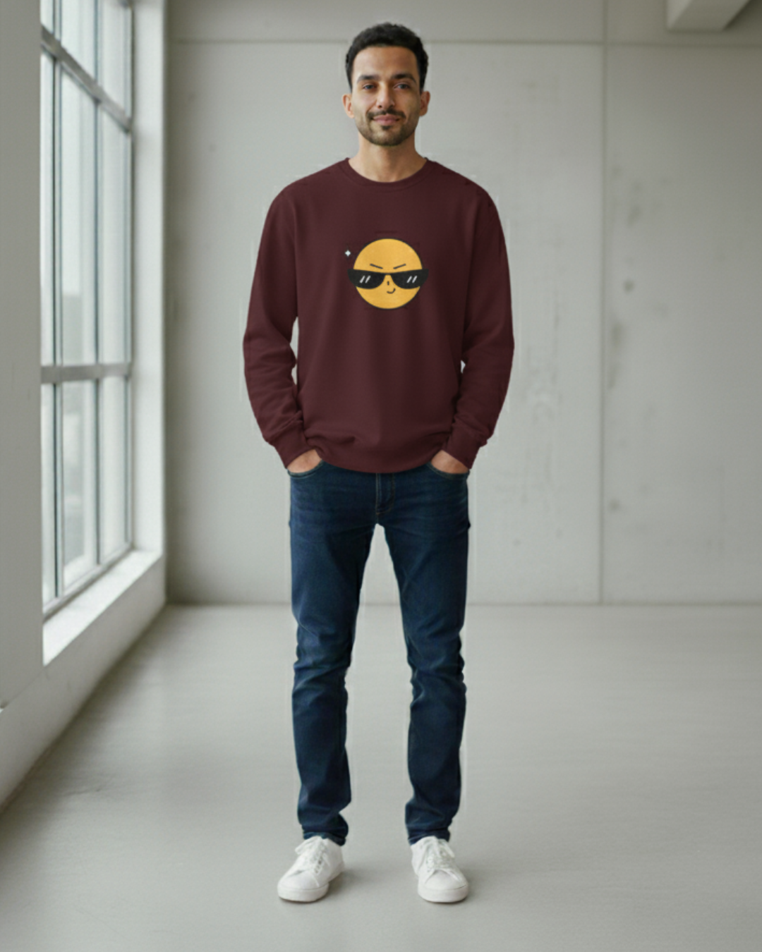 Maroon Unisex Sweatshirt