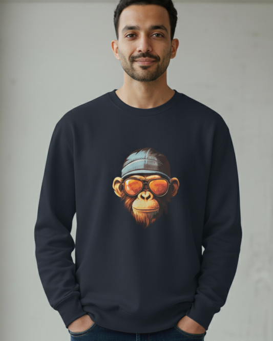 Cool Monkey Unisex Sweatshirt