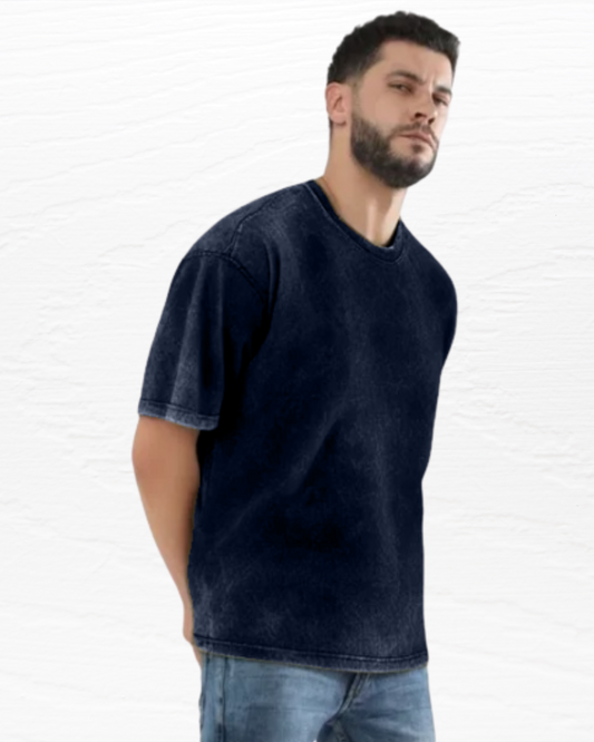 Acid Wash(Blue) Unisex Oversized T-Shirt