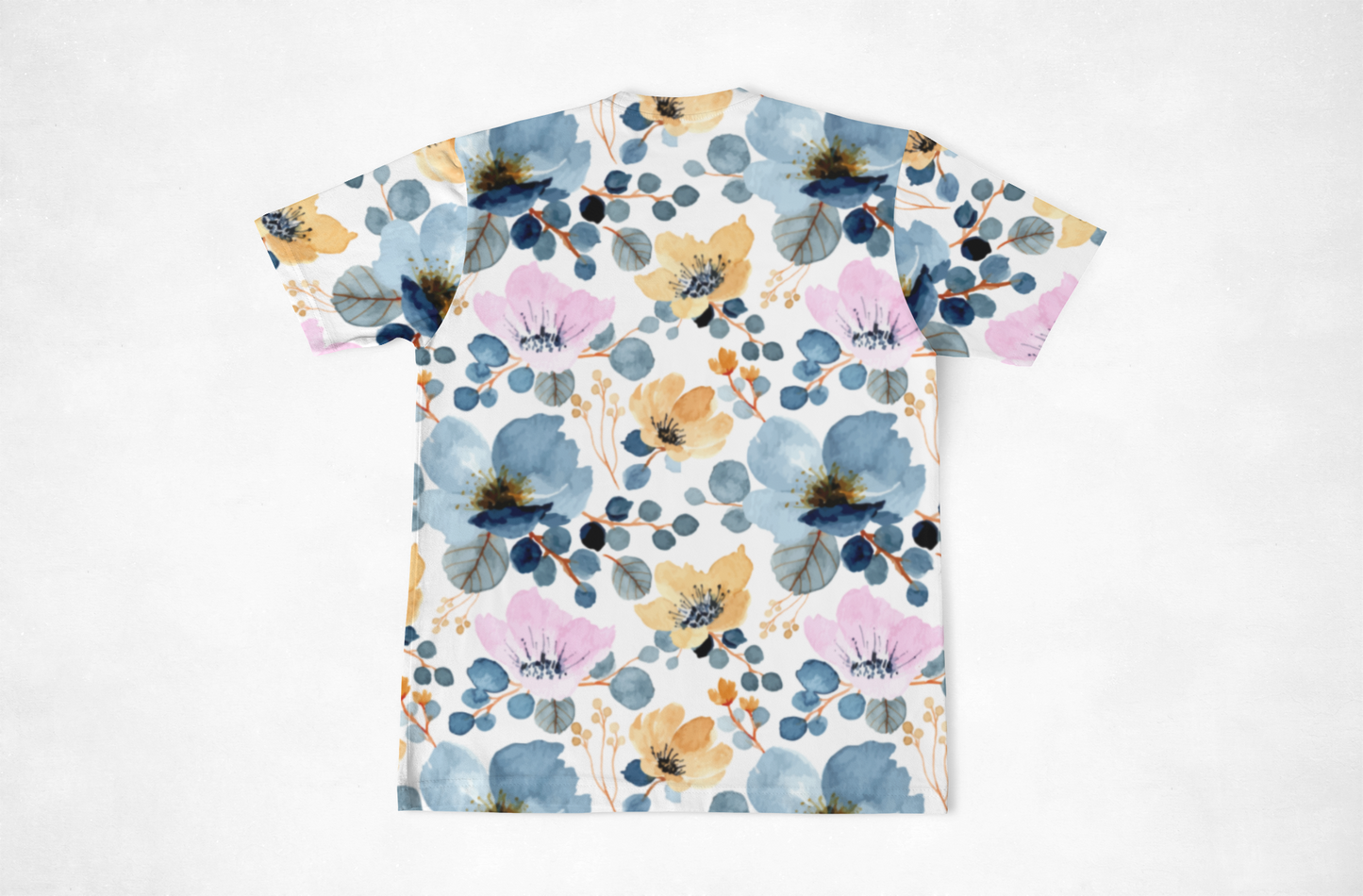 Floral Pastel Men's Classic All Over Print T-Shirt