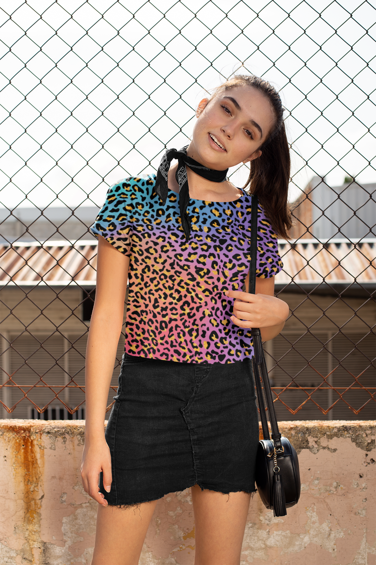 Leopard Women's Crop Top