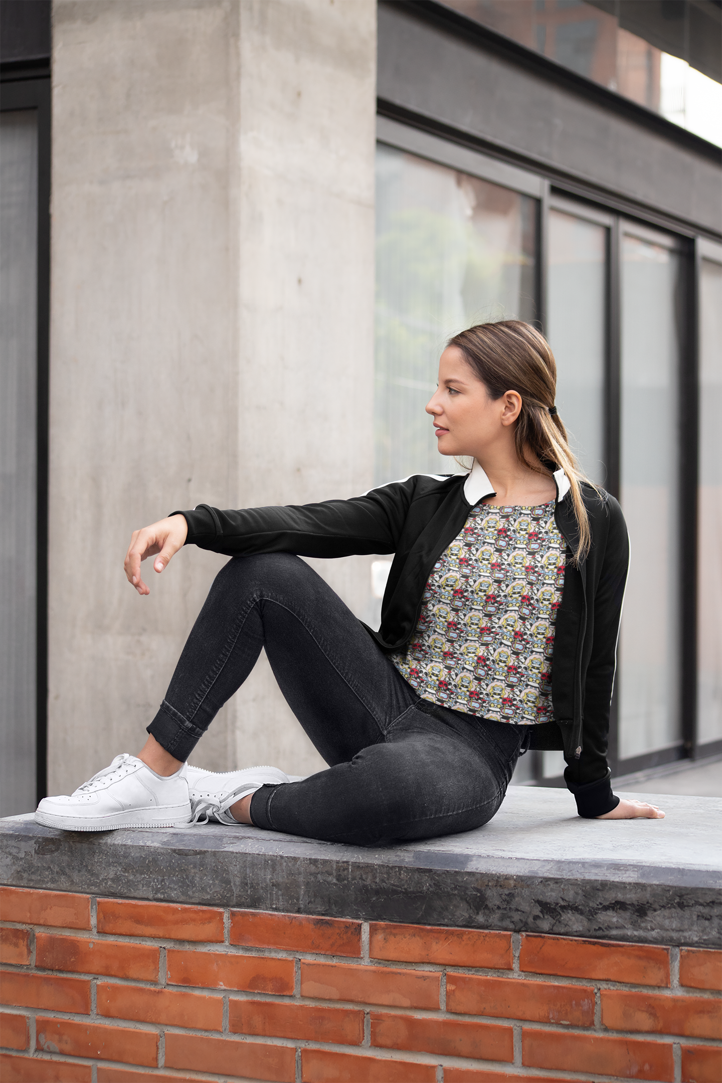 Modern Panda Women's Crop Top
