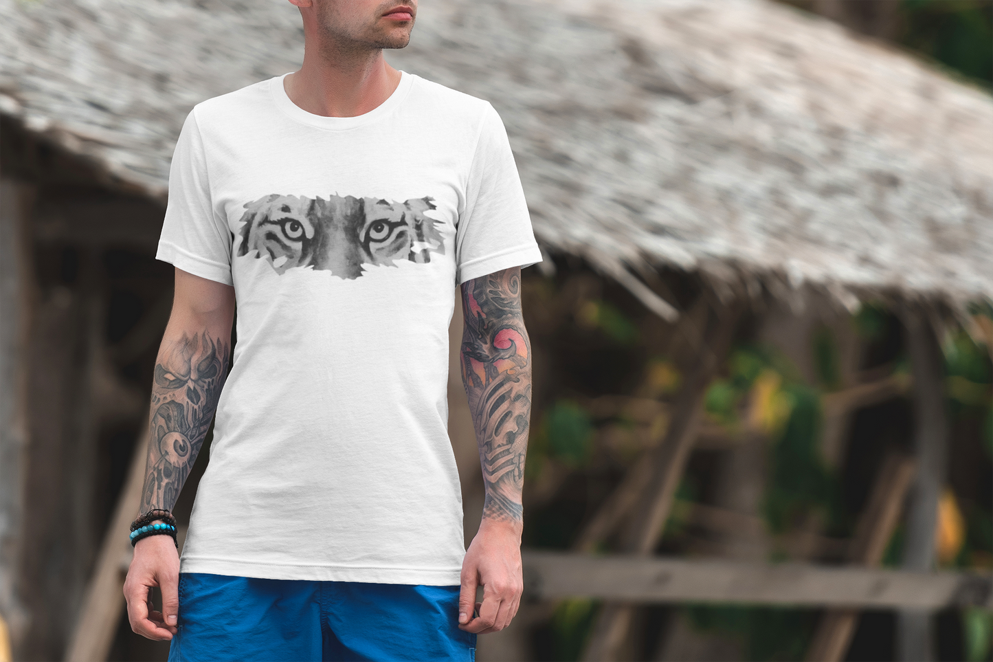 Tiger BW Men's Classic T-Shirt