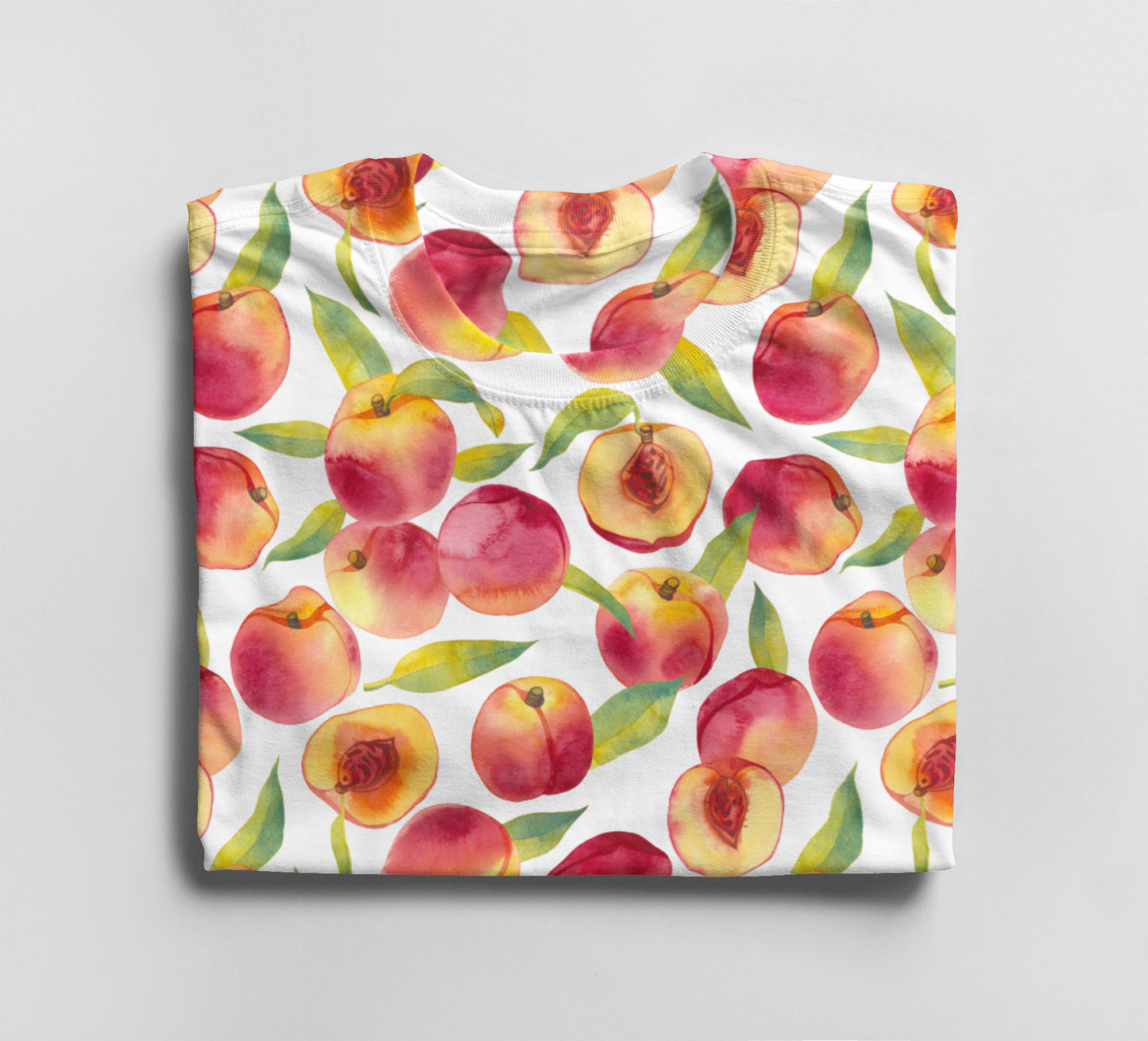 White Peach Women's Crop Top
